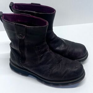 Dr. Martens Dark Brown Leather Boots